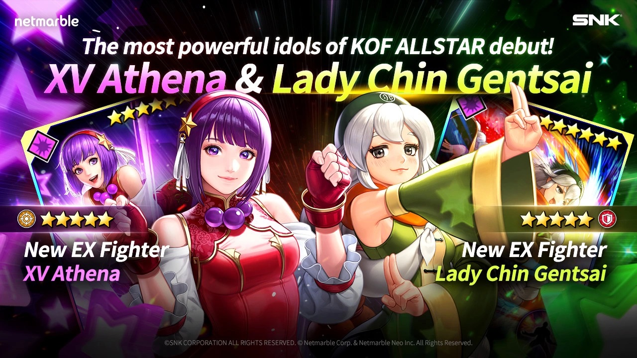 《THE KING OF FIGHTERS ALLSTAR》2名全新格斗家组队参战！