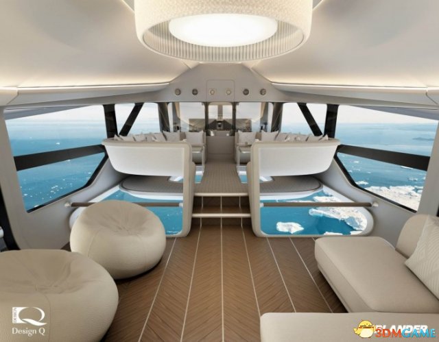世界上最大飞机将提供玻璃地板机舱进行豪华飞行