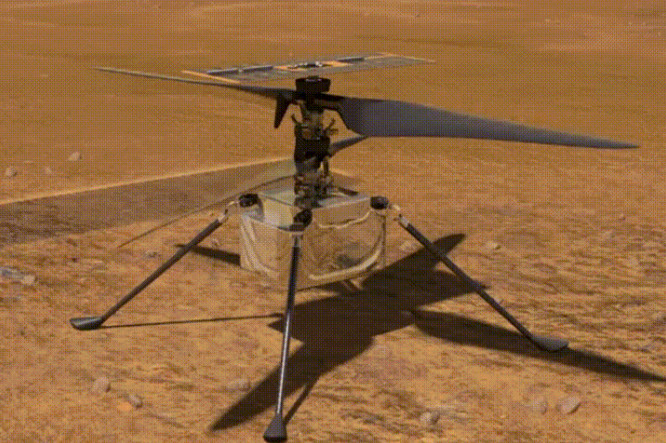 美国“机智”号火星直升机已经完成首飞