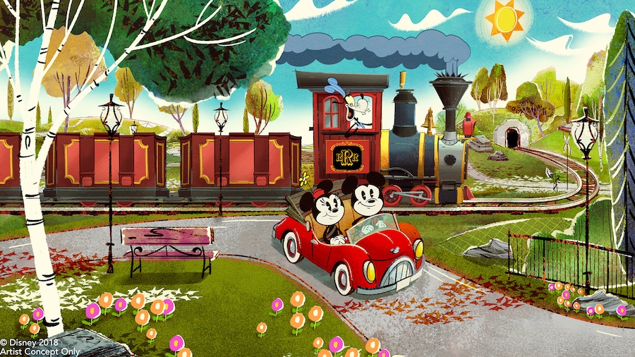 首个米老鼠观览车！《米奇与米妮的极速铁道》在迪士尼乐园开幕