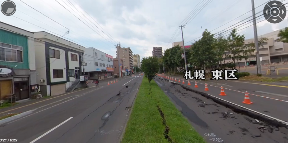 另一番感受！NHK放出最新360度VR北海道震后街景