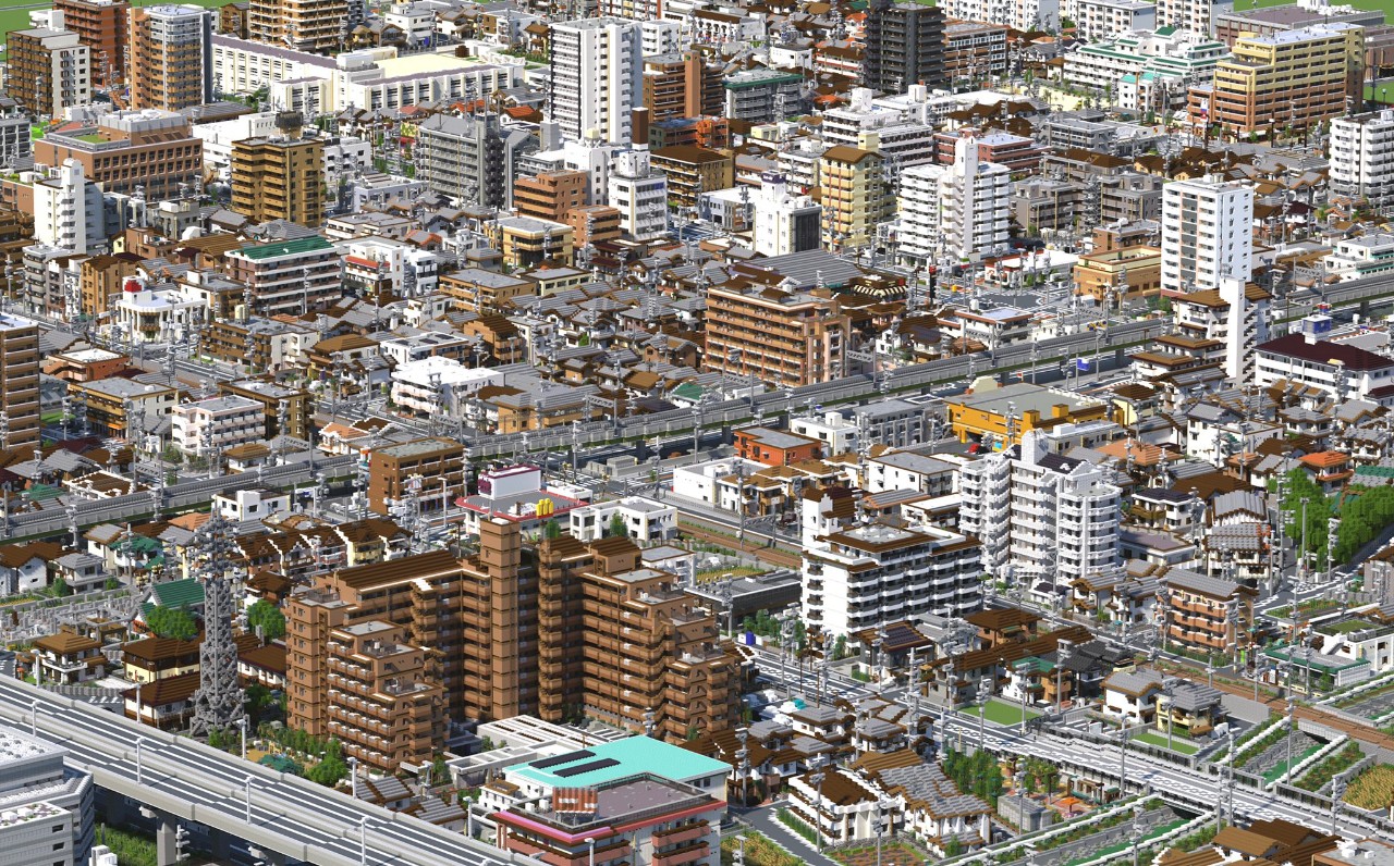 《我的世界》日本玩家集体建造「味噌汁市」 两年后细节还原让人大吃一惊