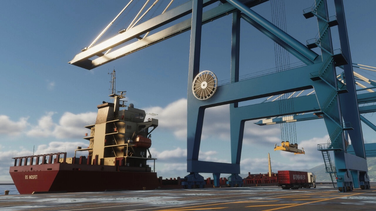 起重机模拟《Port Cranes:Container Age》发售日公开，成为操作员挑战各种任务