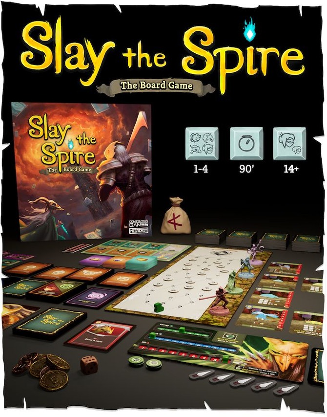 人气卡组构筑卡牌游戏《杀戮尖塔(Slay the Spire)》桌面游戏版Kickstarter开始众筹
