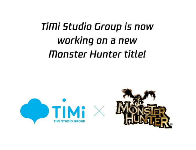 腾讯游戏TiMi Studio Group 天美工作室群宣布携手卡普空开发《魔物猎人》手机新作