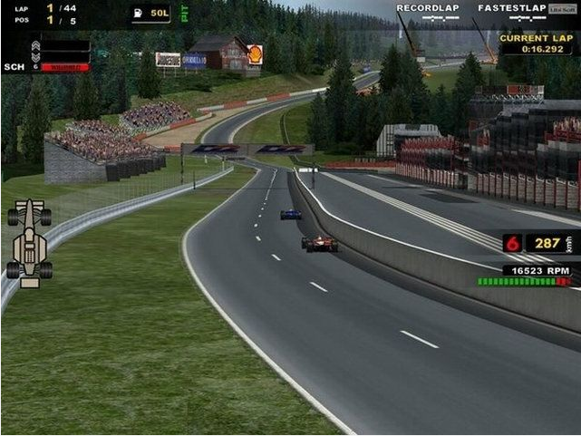 模拟f1赛车